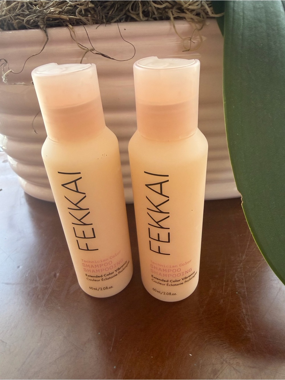 Fekkai Color Care Shampoo Duo — Peachy Beige Bottles